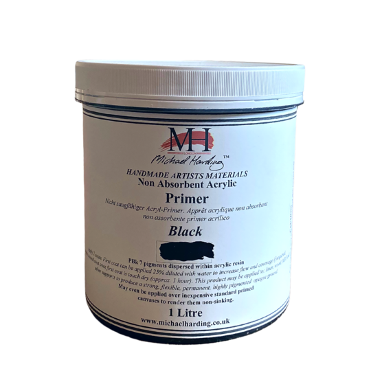 Gregory Daniels Fine Art; Michael Harding Non-Absorbent Acrylic Primer - Superior Base for Oil Paintings; Category:Paint Brushes; Image:1